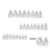 12 Sizes-24 Pcs Press On Nails JP3442