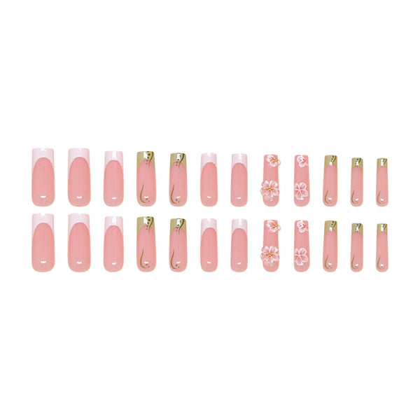 12 Sizes-24 Pcs Press On Nails Z922