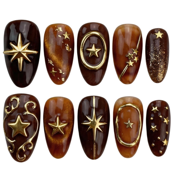 12 Sizes-24 Pcs Press On Nails y2033-30