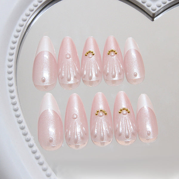 12 Sizes-24 Pcs Press On Nails Z979