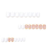 12 Sizes-24 Pcs Press On Nails JP3747