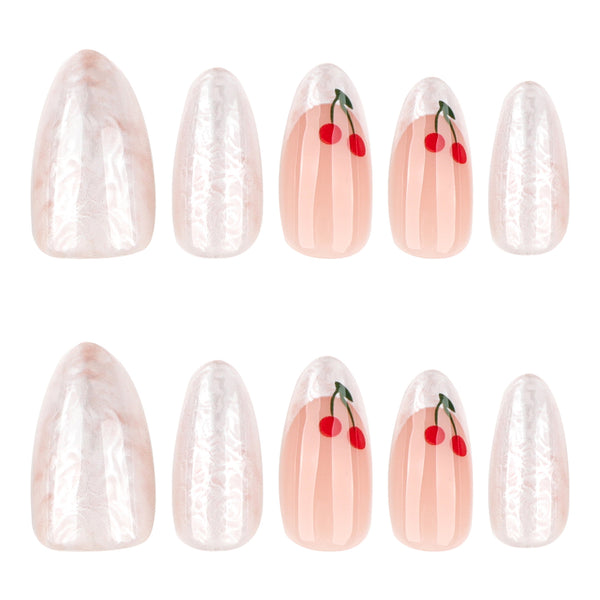 12 Sizes-24 Pcs Press On Nails JP3928