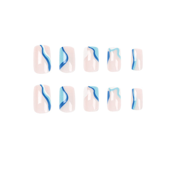 12 Sizes-24 Pcs Press On Nails JP1803