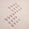 12 Sizes-24 Pcs Press On Nails W1187