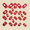 12 Sizes-24 Pcs Press On Nails Y1669
