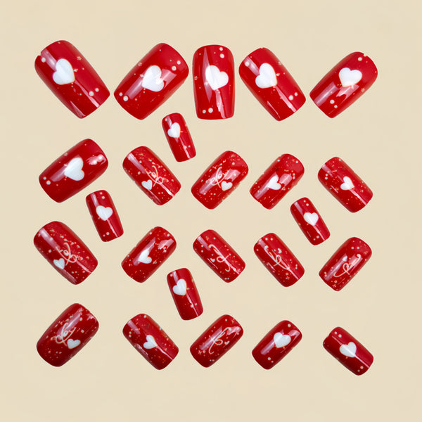 12 Sizes-24 Pcs Press On Nails Y1669