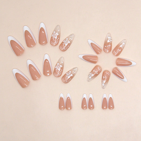 12 Sizes-24 Pcs Press On Nails Z827