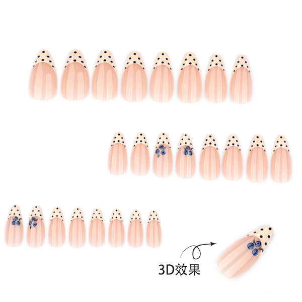 12 Sizes-24 Pcs Press On Nails JP4350