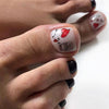 12 Sizes-24 Pcs Press On Nails F105