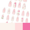 12 Sizes-24 Pcs Press On Nails JP3915