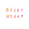 12 Sizes-24 Pcs Press On Nails JP1810
