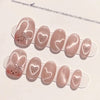 12 Sizes-24 Pcs Press On Nails JP3311
