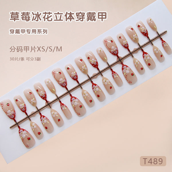 30 Pcs Press On Nails Z1389