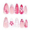 12 Sizes-24 Pcs Press On Nails JP3838