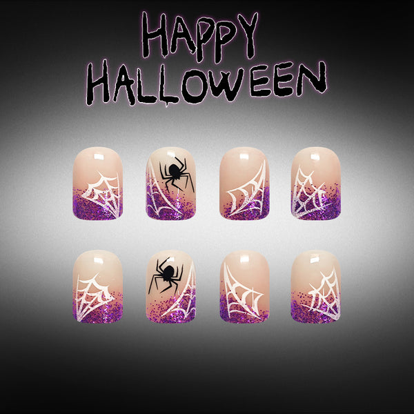 12 Sizes-24 Pcs Press On Nails C2036