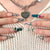 12 Sizes-24 Pcs Press On Nails JP1466