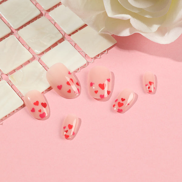 12 Sizes-24 Pcs Press On Nails JP2240
