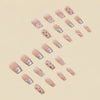 12 Sizes-24 Pcs Press On Nails D023