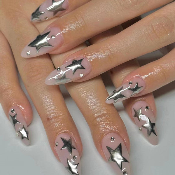 12 Sizes-24 Pcs Press On Nails JP2381