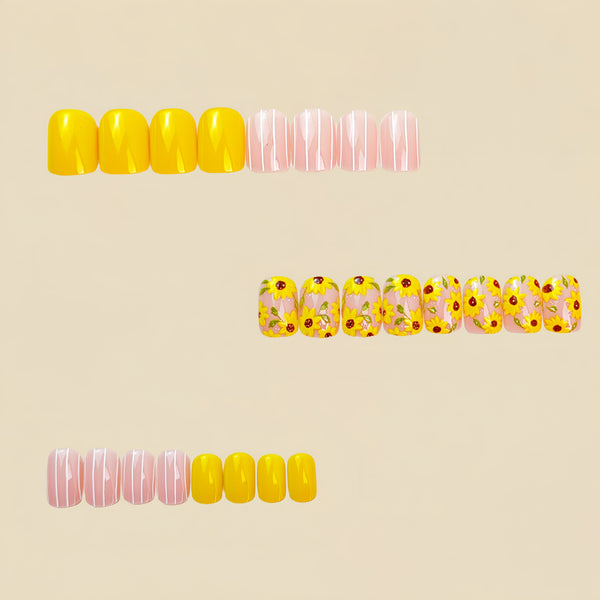 12 Sizes-24 Pcs Press On Nails Y783