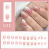 12 Sizes-24 Pcs Press On Nails C1551