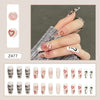 12 Sizes-24 Pcs Press On Nails Z455