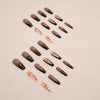 12 Sizes-24 Pcs Press On Nails W1380