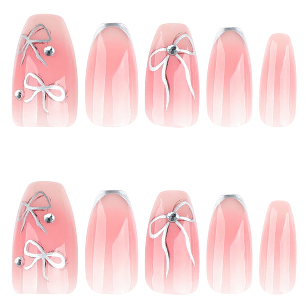 12 Sizes-24 Pcs Press On Nails JP4101