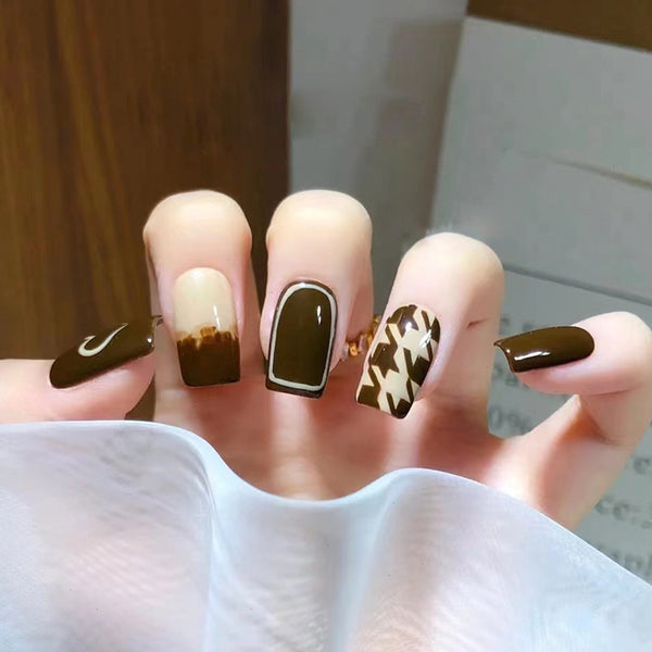 12 Sizes-24 Pcs Press On Nails R699