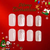 12 Sizes-24 Pcs Press On Nails C655