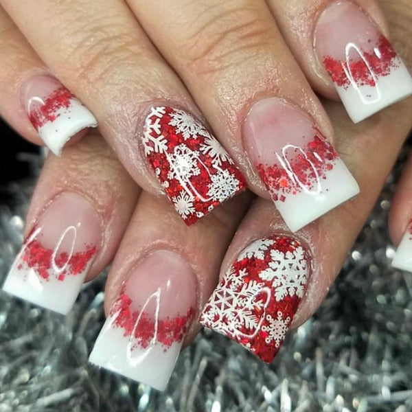 48 Pcs Press On Nails Xmas-20-48pcs