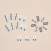 12 Sizes-24 Pcs Press On Nails W567