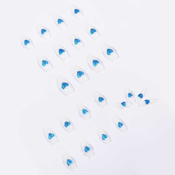 12 Sizes-24 Pcs Press On Nails JP1056