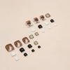 12 Sizes-24 Pcs Press On Nails F061
