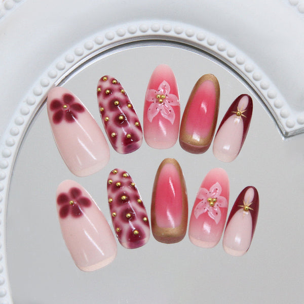 30 Pcs Press On Nails Z1211