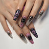 Butterfly Glossy Long Press on Nails