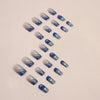 12 Sizes-24 Pcs Press On Nails W1272