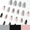 12 Sizes-24 Pcs Press On Nails JP2295