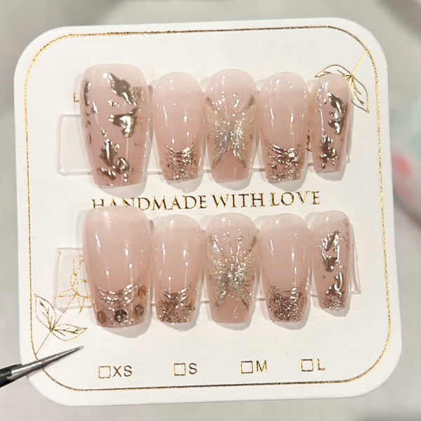 12 Sizes-24 Pcs Press On Nails nail-accessory