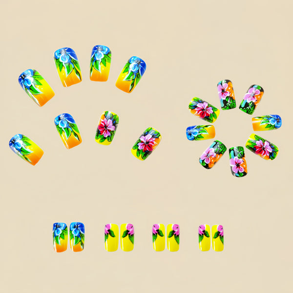 12 Sizes-24 Pcs Press On Nails Y769