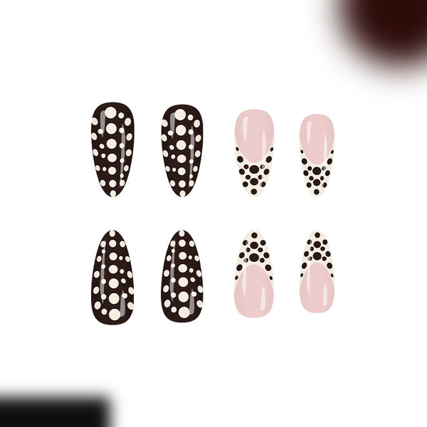 12 Sizes-24 Pcs Press On Nails C1369