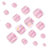 Press On Toe nails Set 16pcs/set JP3344