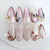12 Sizes-24 Pcs Press On Nails Z952