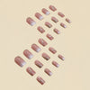 12 Sizes-24 Pcs Press On Nails Y102