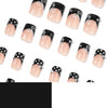 12 Sizes-24 Pcs Press On Nails JP4438