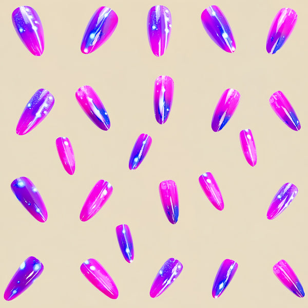 12 Sizes-24 Pcs Press On Nails Y407