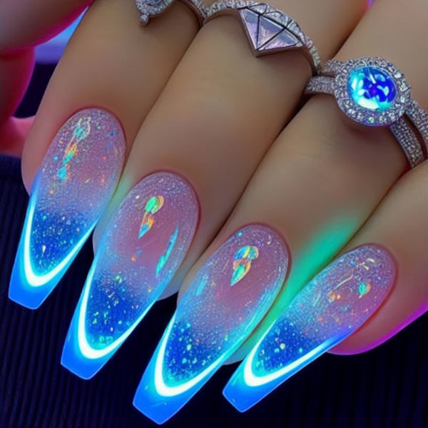12 Sizes-24 Pcs Press On Nails Y950
