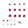 12 Sizes-24 Pcs Press On Nails JP1179