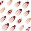 12 Sizes-24 Pcs Press On Nails JP3874