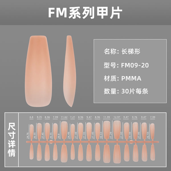 15 Sizes-30 Pcs Press On Nails FM09-01